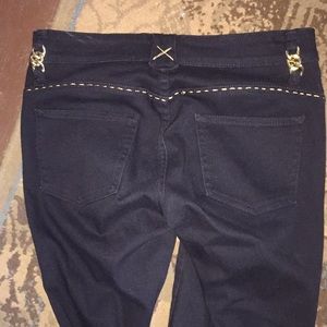 Cache Jeans - Boot cut with gold chain accents Cache Jeans - Boot cut with gold chain accents